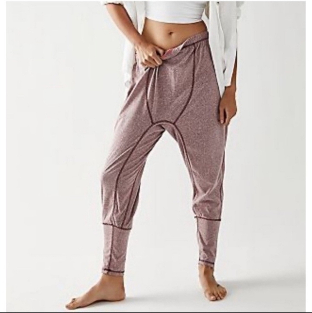 Free People GRAY Harem Lounge Pants
